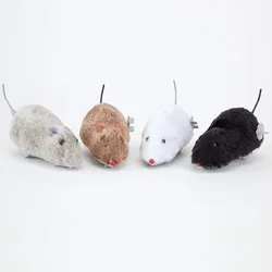 Prank Rat and Mouse Pet Toy, Cat Teaser, Wind-Up Romance, Truque Assustador, Brinquedos engraçados, Ação de Graças, Presentes de Natal