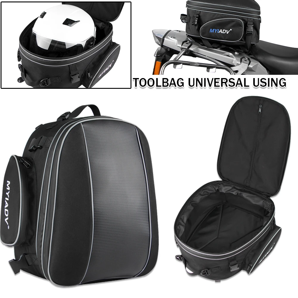 Universal Portable Bags Briefcase Rear Seat Helmet Bag Motorbike Travel Climb Backpack For BMW For Honda For Voge 900DSX 525DSX