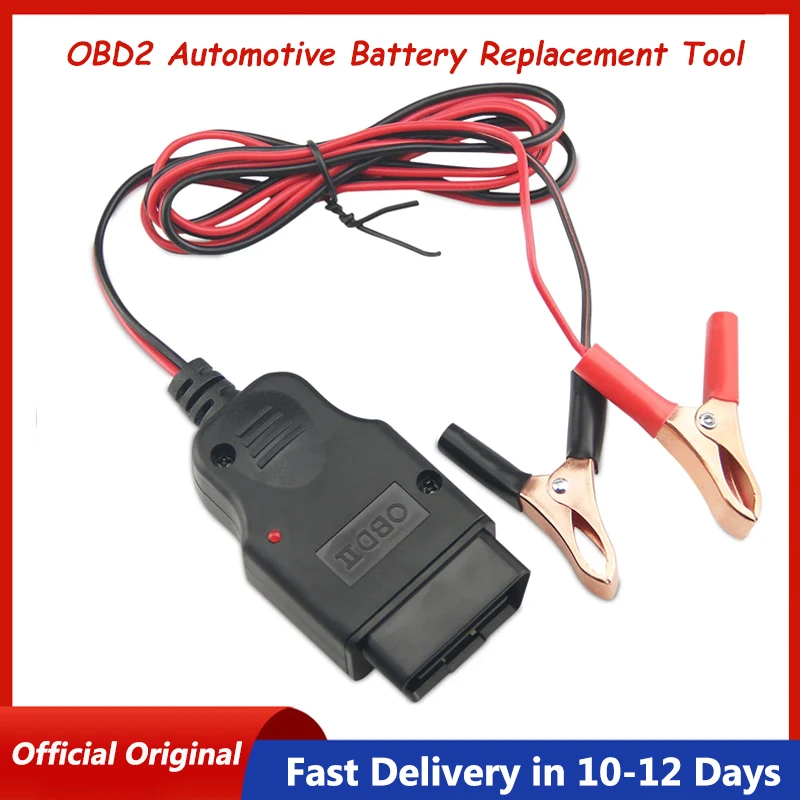 OBD2 Automotive Battery Replacement Tool BM100 Battery Tester 12V Car ECU Computer Memory Saver Emergency Power Supply Cable