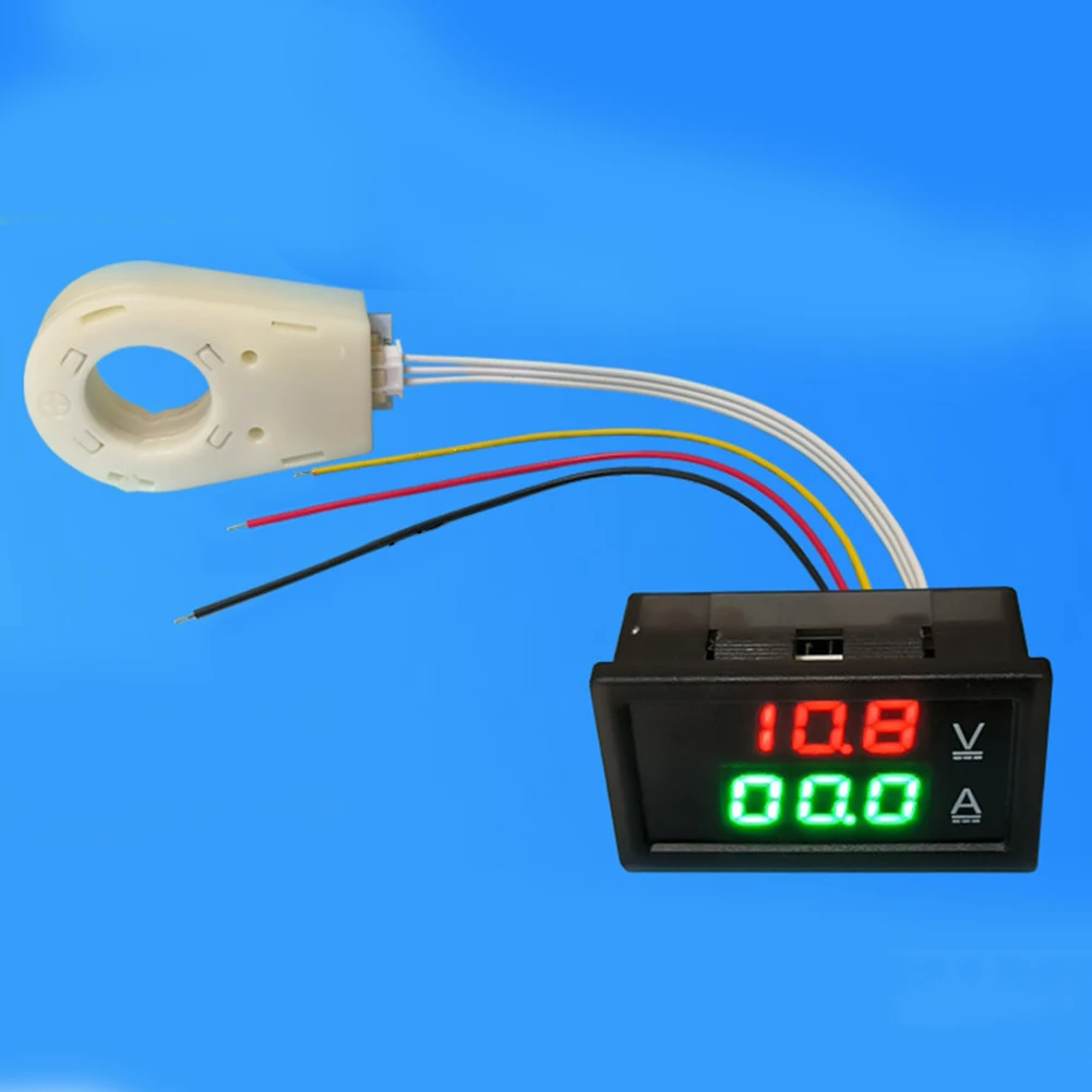 

DC 5-120V Hall Digital Voltmeter Ammeter Battery Charge Discharge Voltage Current Meter 12V 24V 36V 48V 60V Lead-acid Lithium