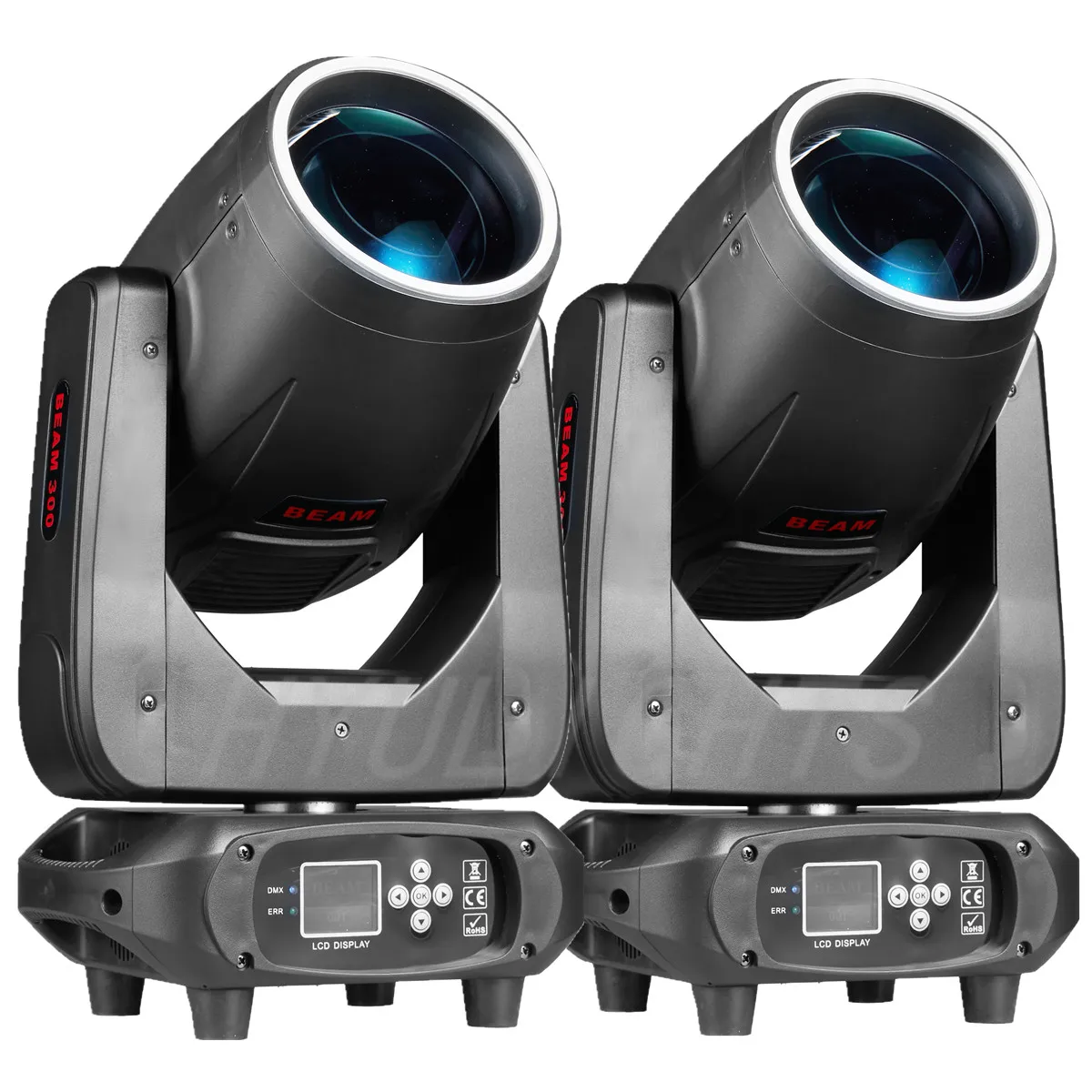 2PCS Beam Moving Head Wah Zoom 300W LED Sharpy audience DJ dmx alien stage controller dj disco lights party lights spot light