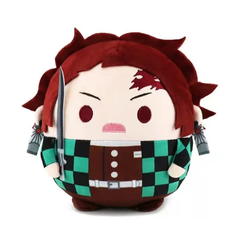 Demon Slayer Tanjiro Kamado Hashibira Inosuke Rengoku Kyoujurou Plush Doll Anime Peripherals Cute Cartoon Kawaii Gifts Size 22cm