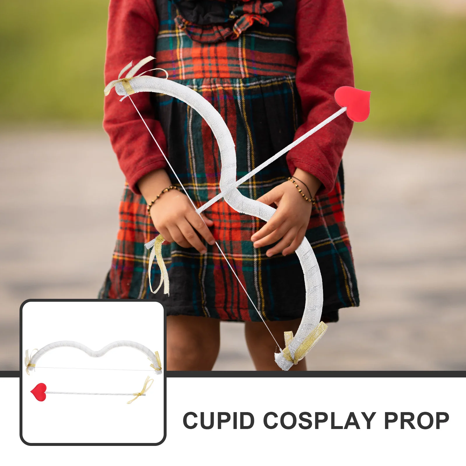 

1 set 1 Set Cupid Arrow Bow Prop Valentine Party Decor Cosplay Costume Accessory Photo Booth Supply Cupid Cosplay Props