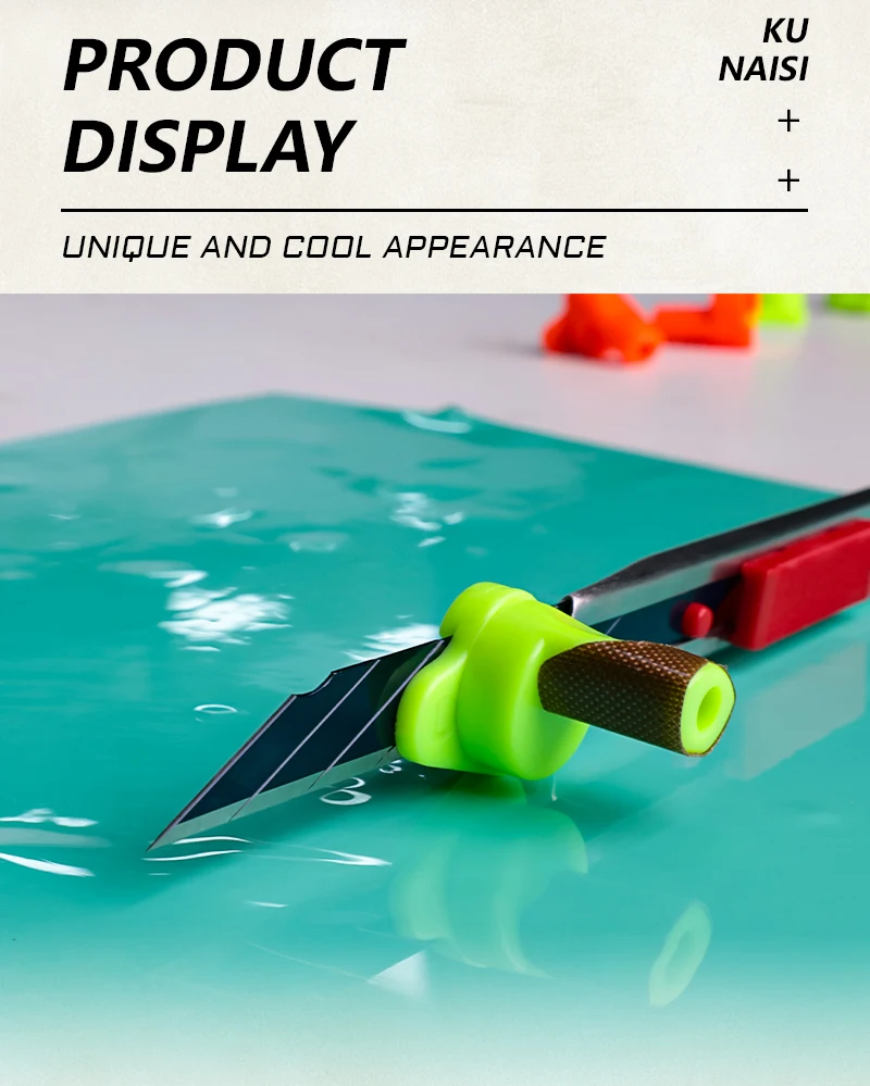 KUNAISI Präzisions-Kantenschneidewerkzeug für Autofolierung, Universalmesser, Hilfswerkzeug, Professioneller Vinylfolienschneider – Detail 2