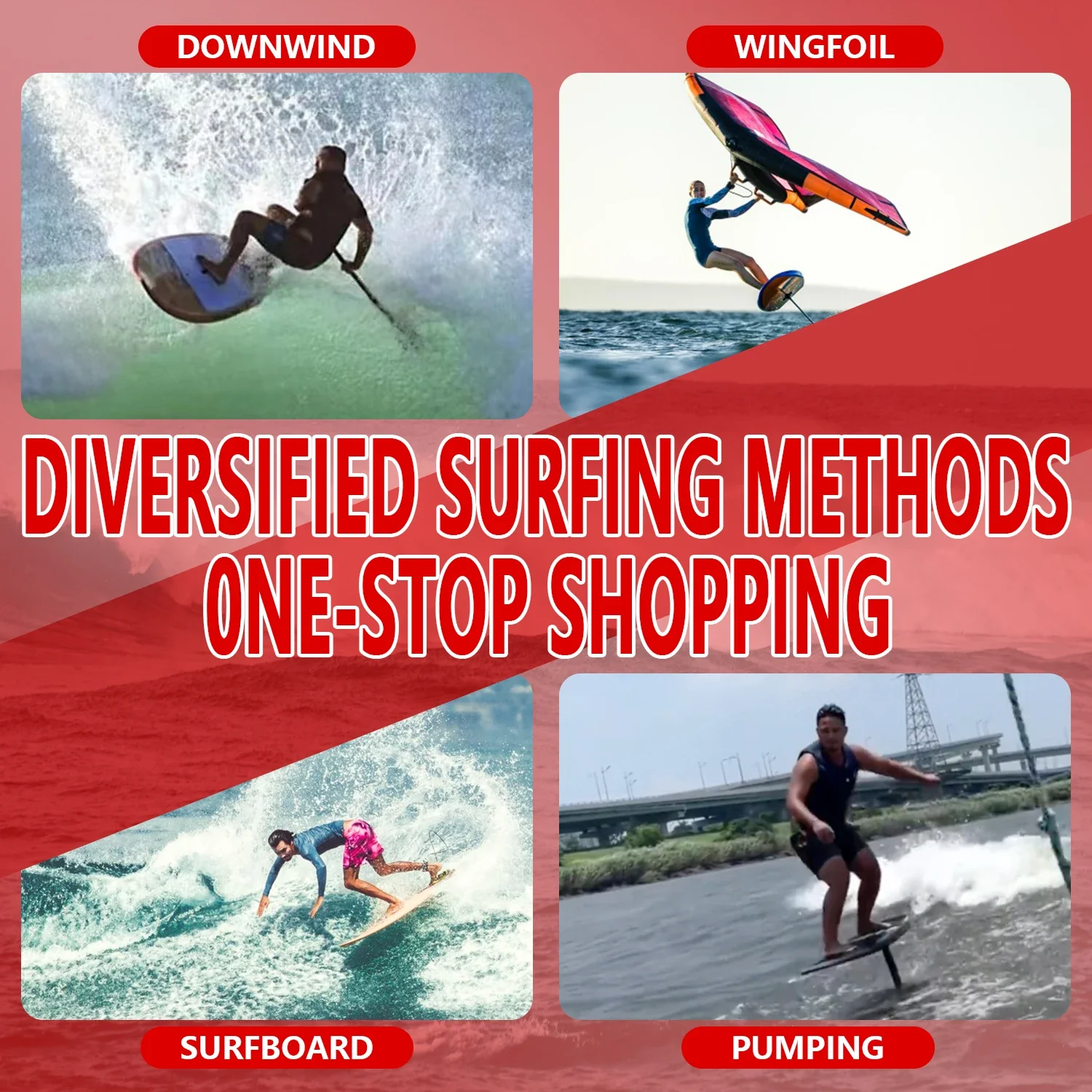 New 96 cm Lightweight Carbon Foil Surfboard All-in-One Hydrofoil Pump Board Springboard Convenient Foam Board Scooter
