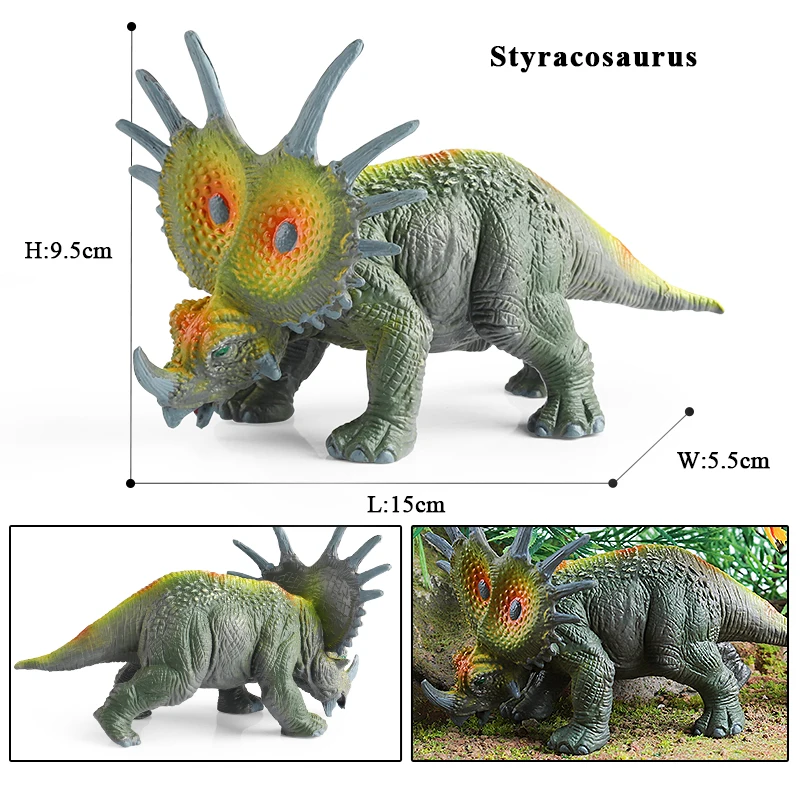 Oenux Jurassic Dinosaur World Eoraptor Dilophosauridae Mosasaurus Velociraptor T-Rex Animasl Model Action Figures Kid Toy Gift