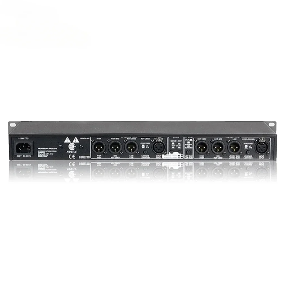 Professional audio equalizer Three-way DJ equipment power amplifier with XLR Connectors