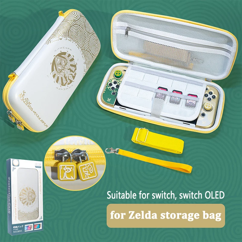 Case for nintendo switch zelda hard shell for switch oled storage bag shoulder strap bag cover for NS switch/oled accessoriess