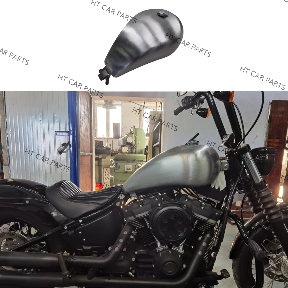 Motorcycle Vintage Fuel Tank Gas Retro Petrol Tank For Harley Softail 2018-2022 All Models Handmade Motorcycle Gas Fuel Tank