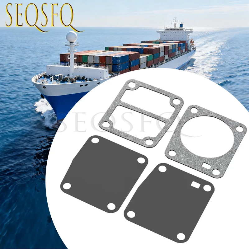 

4 шт. 6G1-24432 комплект прокладок топлива карбюратора комбинированный комплект для подвесного мотора Yamaha 2T 6HP 8HP 9,9HP 15HP