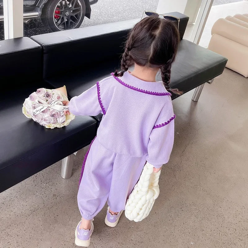 Children Clothing Sets for Girls Strawberry Pullover Sweatshirt Pants Autumn Kids Sportswear Baby Clothes Outfits Tracksuit