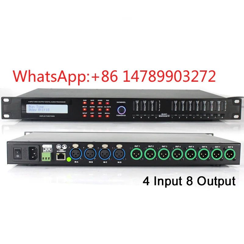 

Professional Stereo Equalizer DSP Processor Stage Live Sound Optimization Equipment