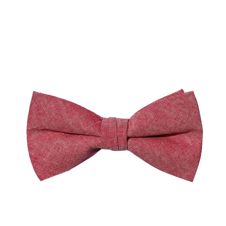 Men's bow spot casual solid color men's bow wholesale cotton suit bow tie