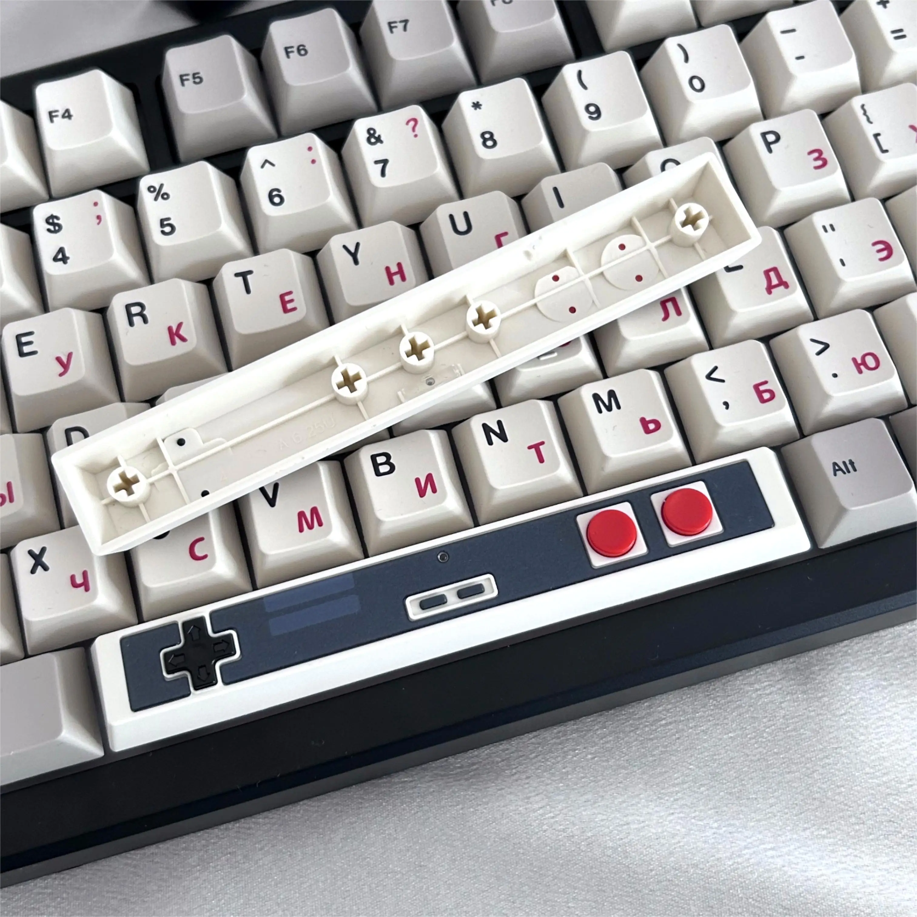 K11 Retro Spacebar Cap Personalized 6.25U Cherry Height Cross Axis Mechanical Keyboard Keycap Childhood Classic 3D Key Cap