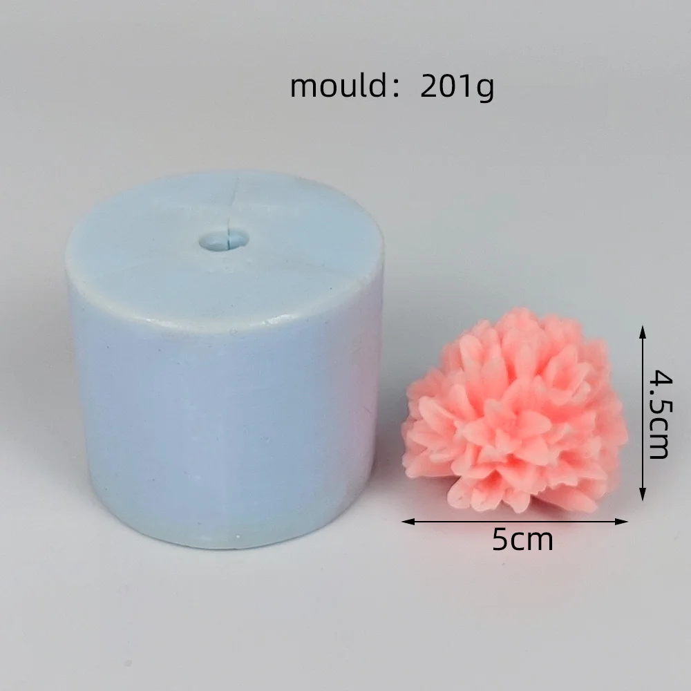 3D Bloom Flower Silicone Mold Cake Chocolate Candle Soap Mould DIY Aromatherarpy Household Decoration Craft Tools