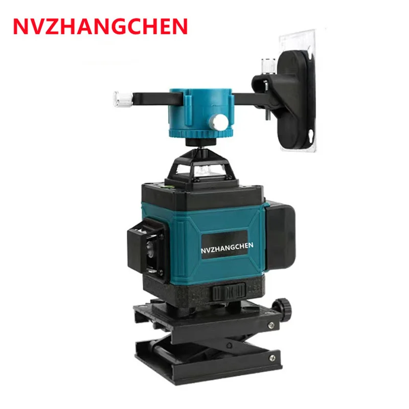 Imagem -05 - Nível Laser 12 16 Linhas Nível 3d 4d Auto-nivelamento 360° Horizontal e Vertical Cruzamento de Feixe Laser Verde Linhas de Lazer Níveis