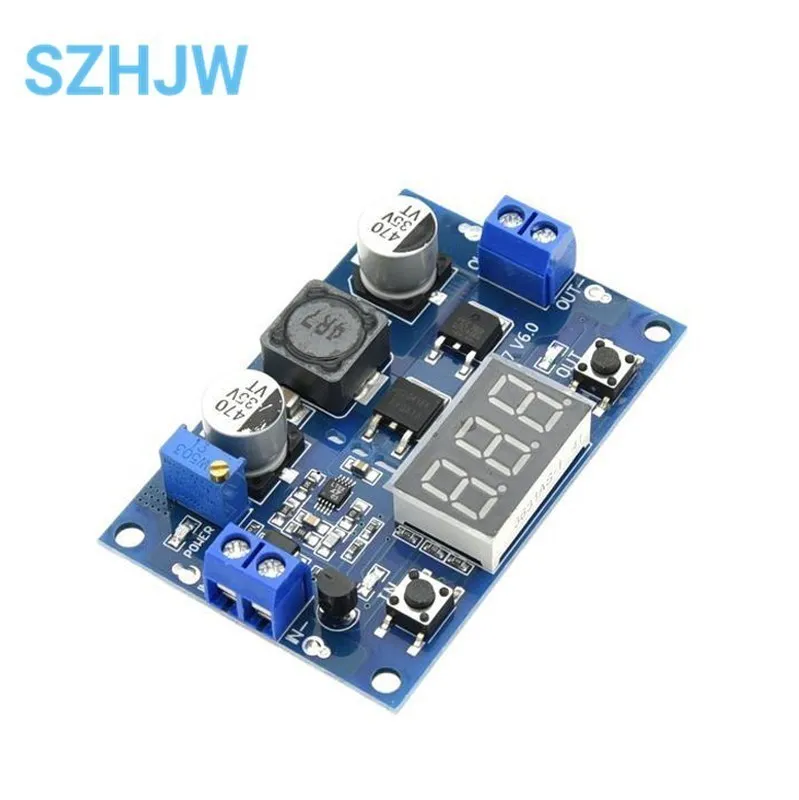 DC DC-DC 3~35V To 3.5~35V LTC1871 Booster Step Up Step-up Module Converter Regulated Power Supply+VoltMeter