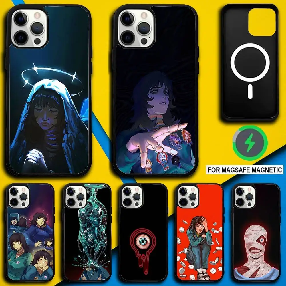 

Крутой игровой чехол для телефона для полоскания рта для iPhone 17,16,15,14,13,12,11, Pro, Max, Plus, Mini, SE4, E с магнитной беспроводной зарядкой Magsafe