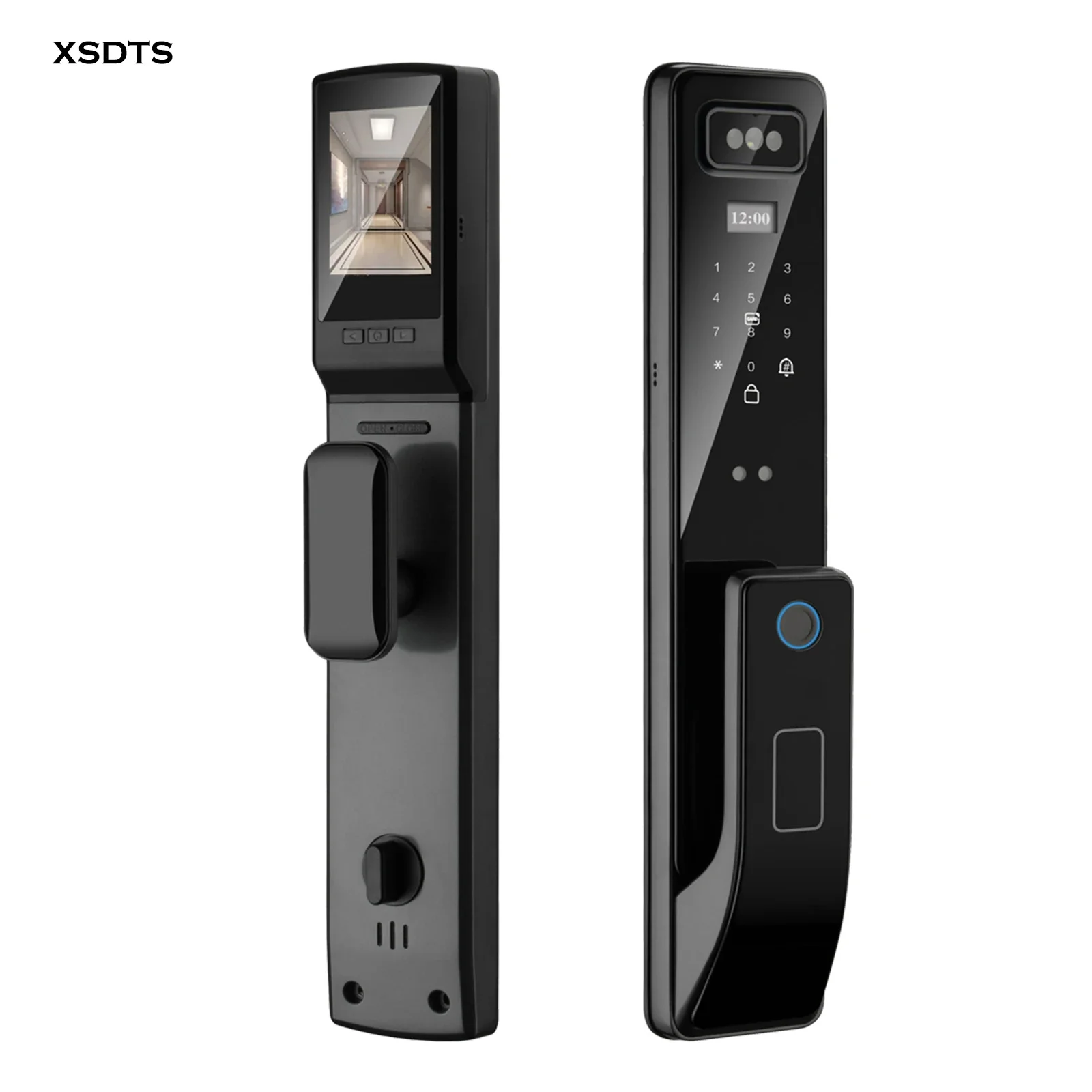XSDTS   Smart Door Lock With Video Door Bell Function Face ID Unlock Video Intercom