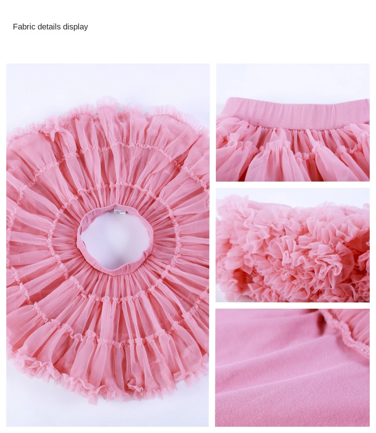 HEIßER Upgrade Mädchen Tüll Rock Baby Kinder Tutu Pettiskirt Rock Kinder Flauschigen Ballett Rock Party Prinzessin Mädchen Kleidung B022 – Detail 9