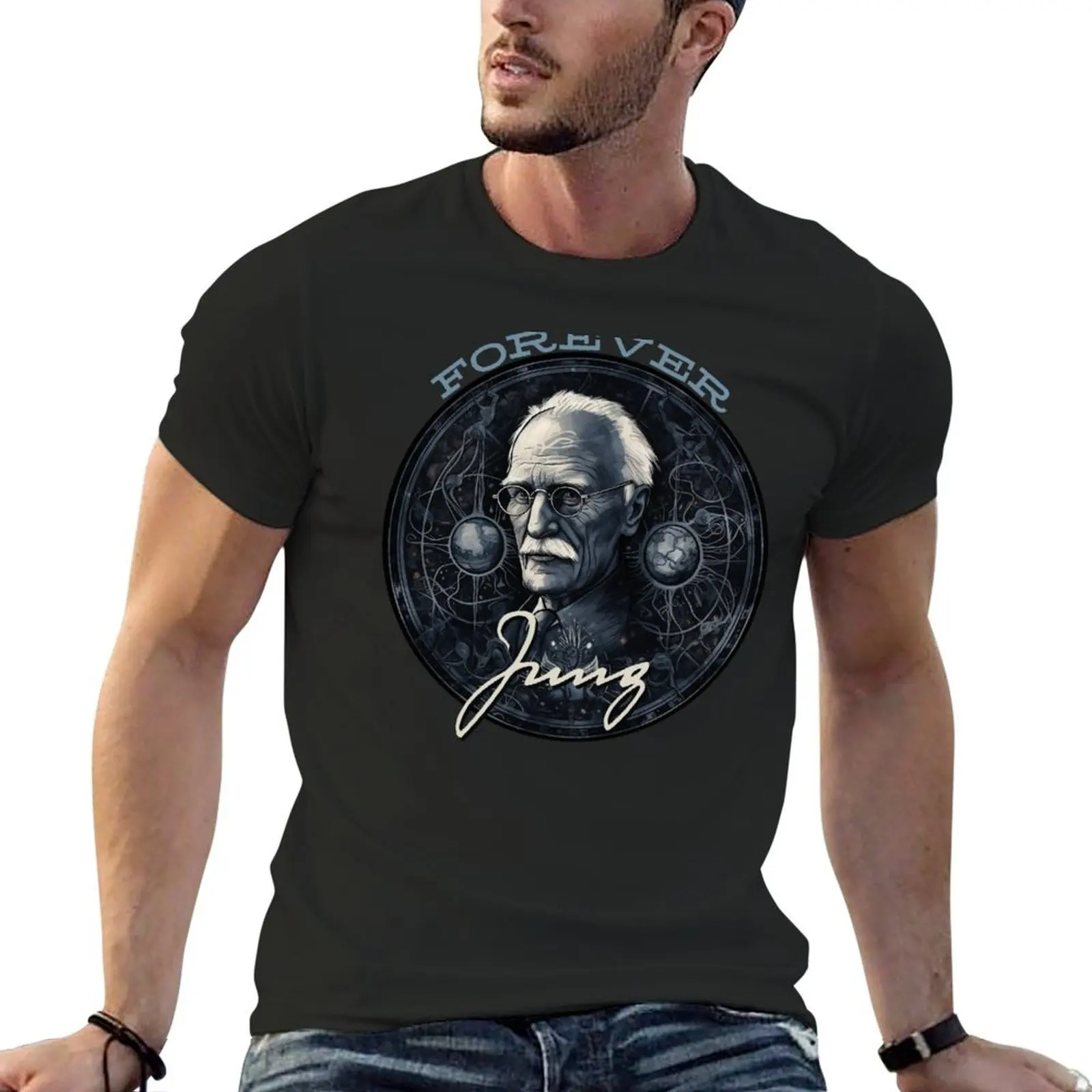 Forever Jung - Carl Jung - Psychology, Evolution, Dreams T-Shirt oversized t shirt summer clothes plain t shirts men