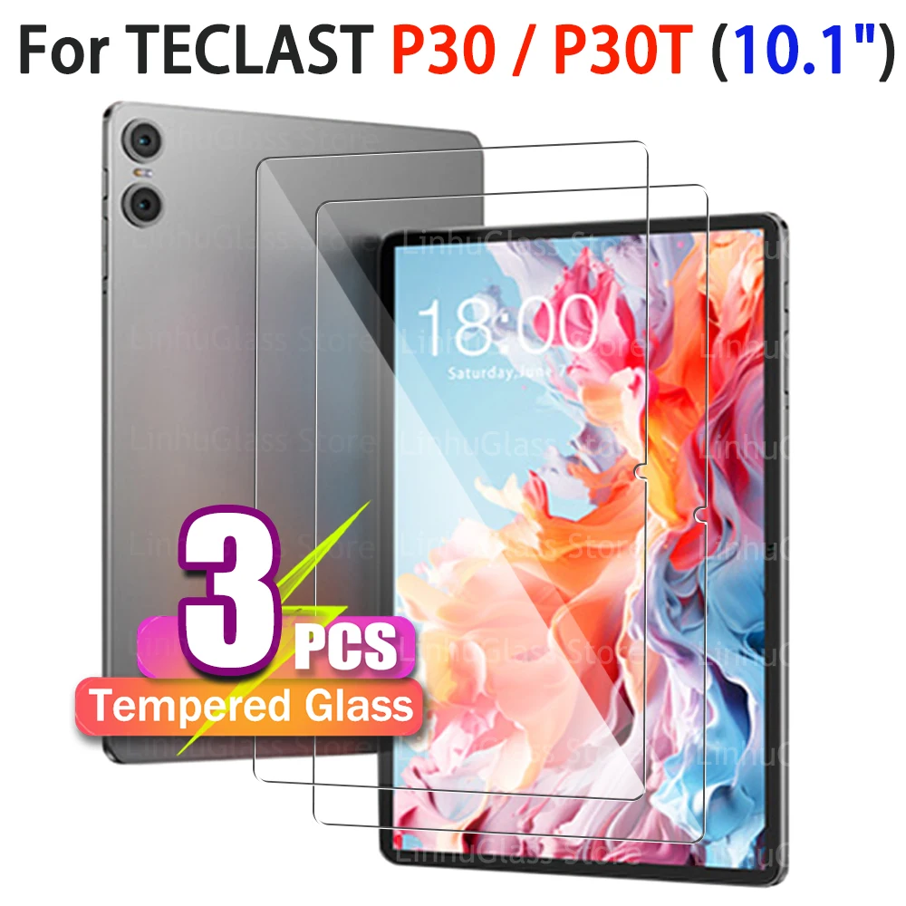 

Защитная пленка для экрана Teclast P30T/P30T KIDS (10,1 дюйма), HD, прозрачная, устойчивая к царапинам, из закаленного стекла для TECLAST P30 (2024/2025)