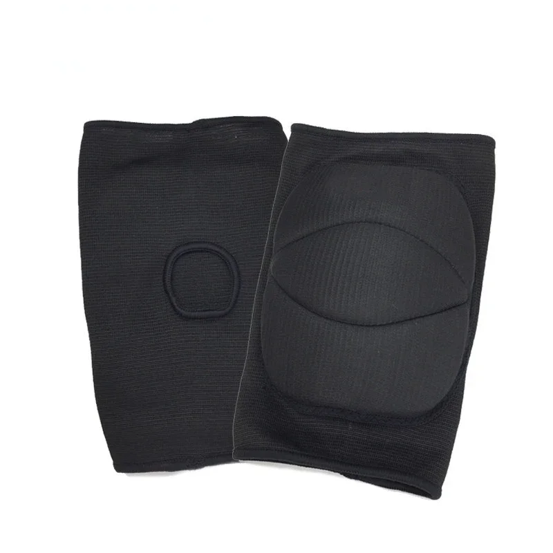 Adult Children Black High Elastic Sports Dancing Knee Pads, Sponge Cushion Shockproof Protective Cover