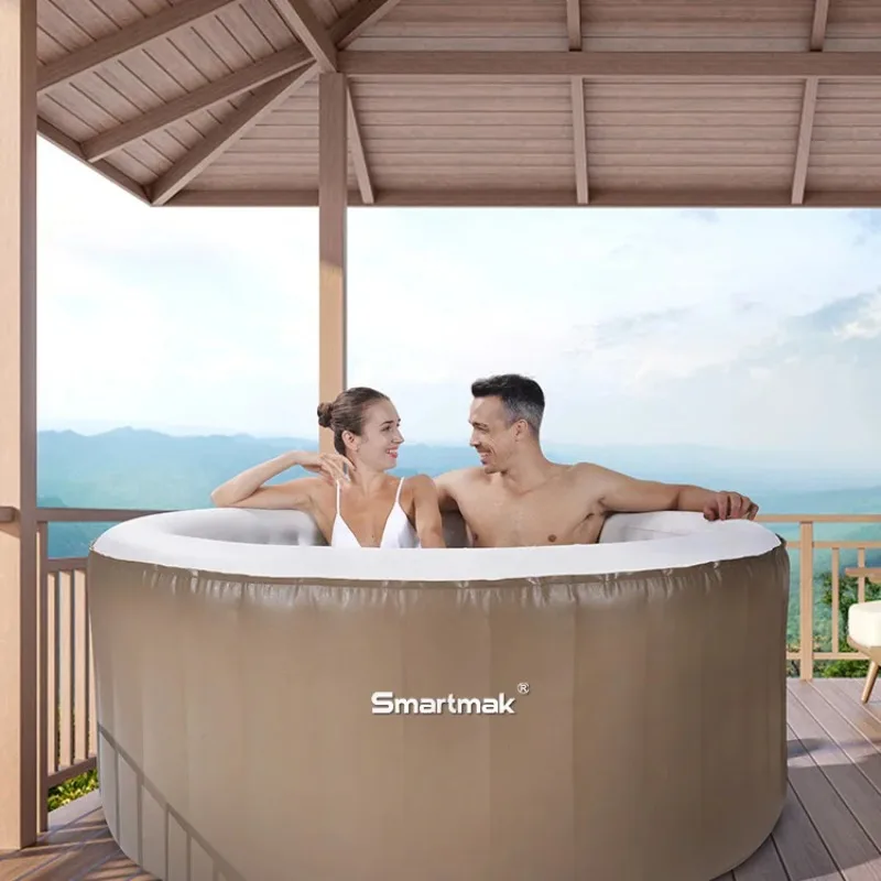 Vasca idromassaggio gonfiabile portatile per piscina da bagno SPA all'aperto 4-6 persone