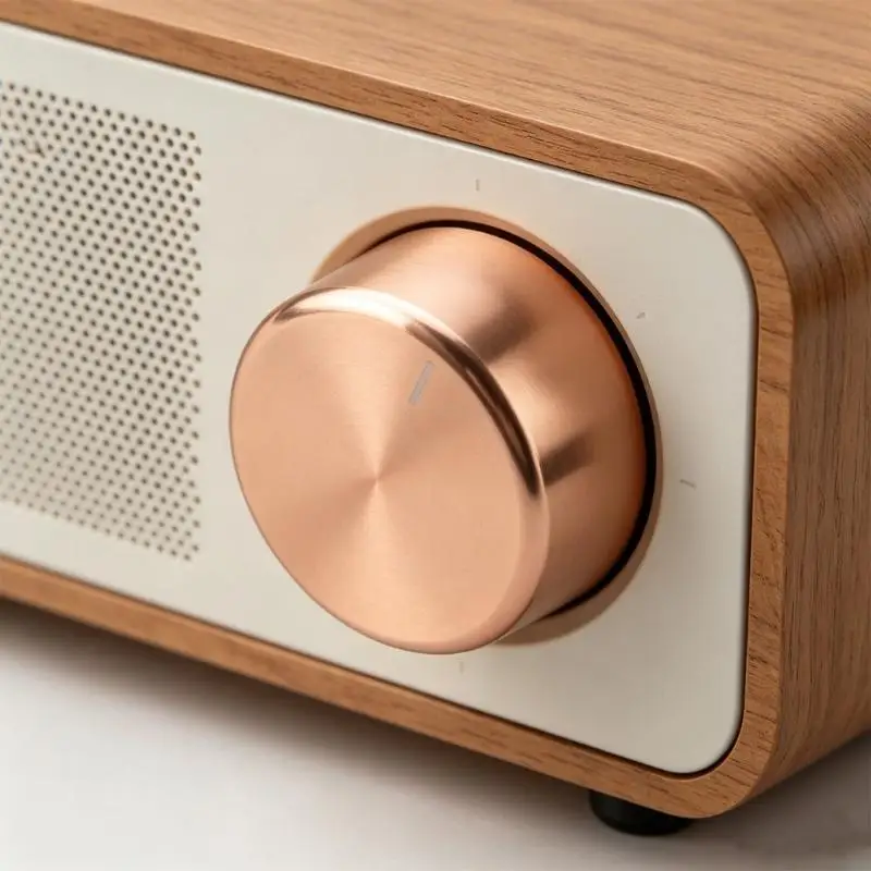 

35X22Mm Aluminum Volumes Knob for Speaker With Smooth Rotate and Durability Design 896C