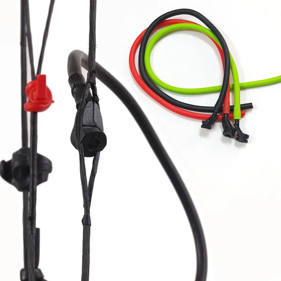 

Archery Compound Bow 3/16" Peep Sight Tube Peep Sight Bow String Tubing with Buckle for Hunting Shooting Target Accessories