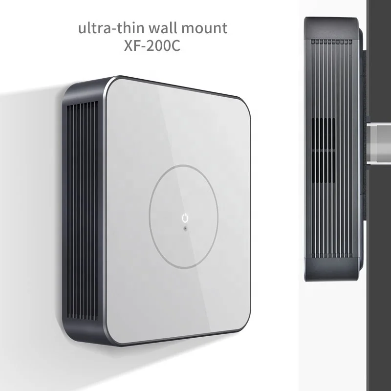 Настенный очиститель воздуха с нагревательной комнатой Система свежего воздуха Вентиляция Интеллектуальный очиститель воздуха Hepa H13 H14