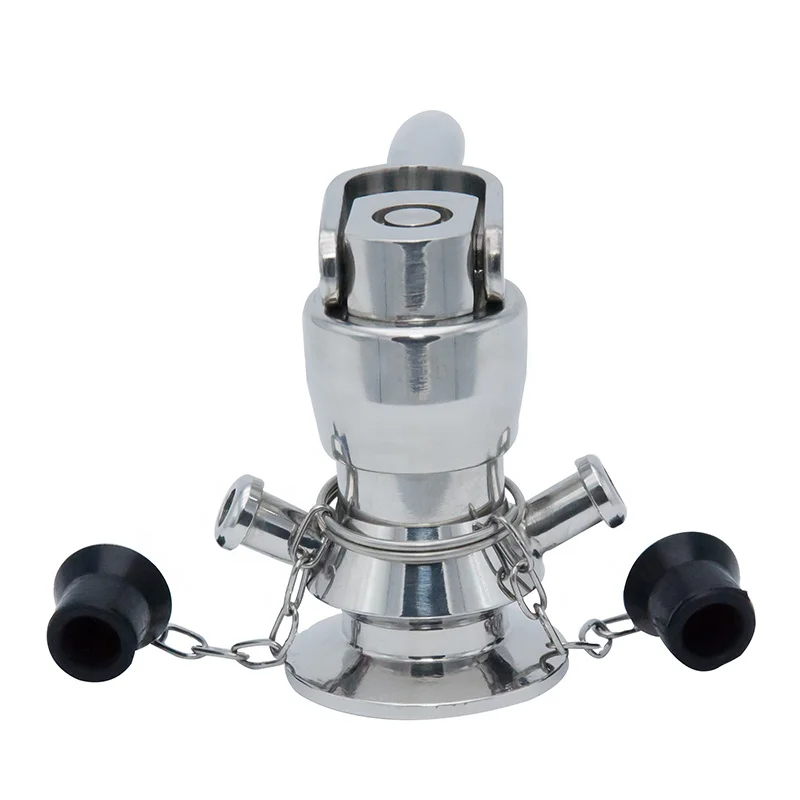 DN10 Stainless steel sample valve sanitary clamp aseptic manual sampling valve