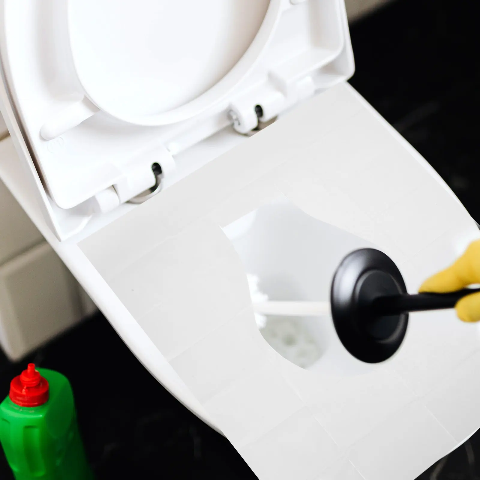 5Packs Eco Friendly Toilet Seat Cover Pad Cushion Mat Disposable Sanitary Wood Pulp Material Lightweight for Public Areas Travel