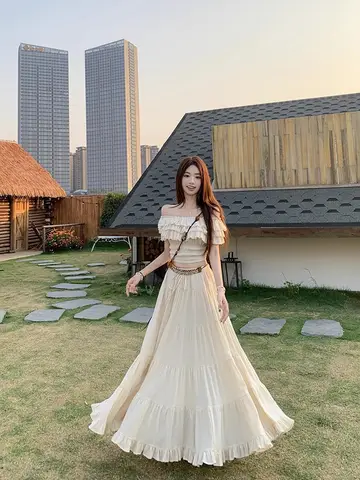 2025년 여름 신상 여성용 고급 헤비듀티 세트, 우아한 벨트 허리 스커트, 3피스 수트, 반팔 오버헤드