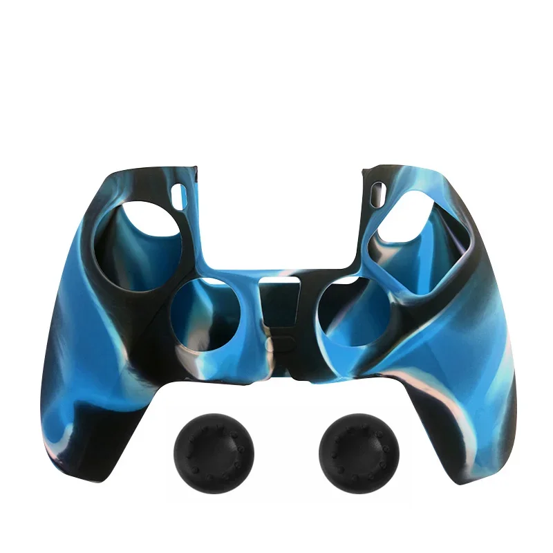 DATA FROG Color Mix Soft Silicone Gel Protective Skin Cover Case For PS5 Game Controller Accessories view 4