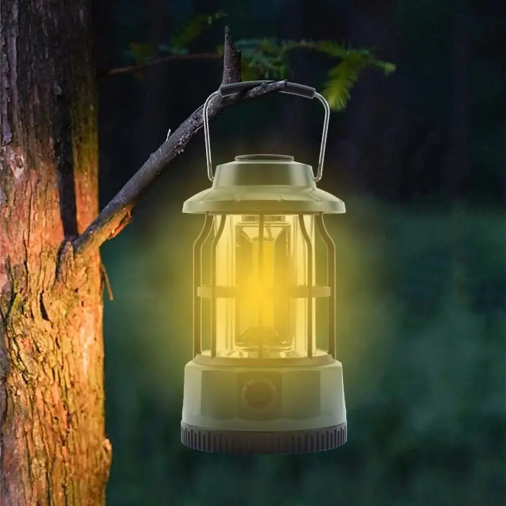 Weather-resistant Camping Light Waterproof Rechargeable Led Camping Lantern High Lumens Adjustable Brightness for Adventures