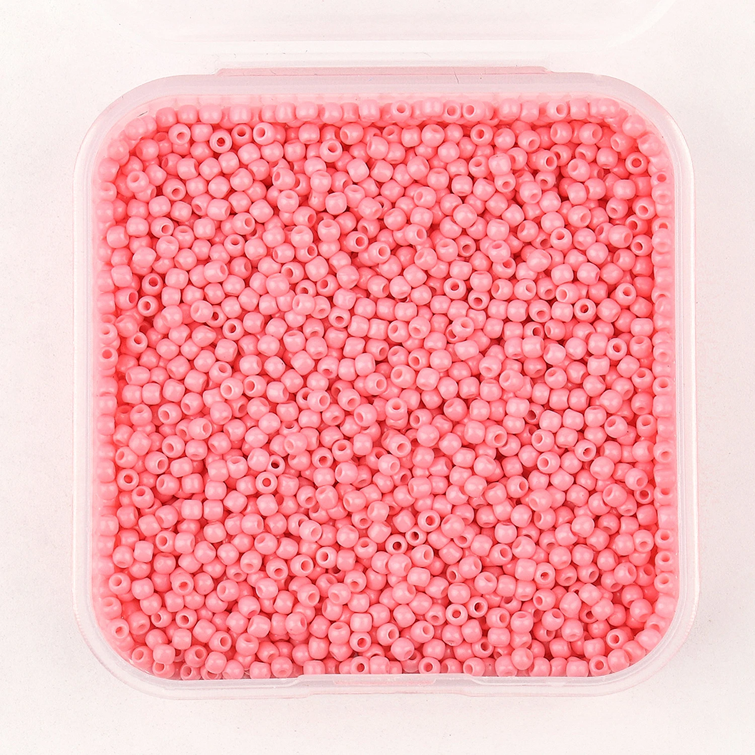 Pink Color 2mm Czech Glass Seed Beads Boxed Beads Accessories For BOHO Jewelry Making DIY Bracelet Material Supplier 4000pcs/Box