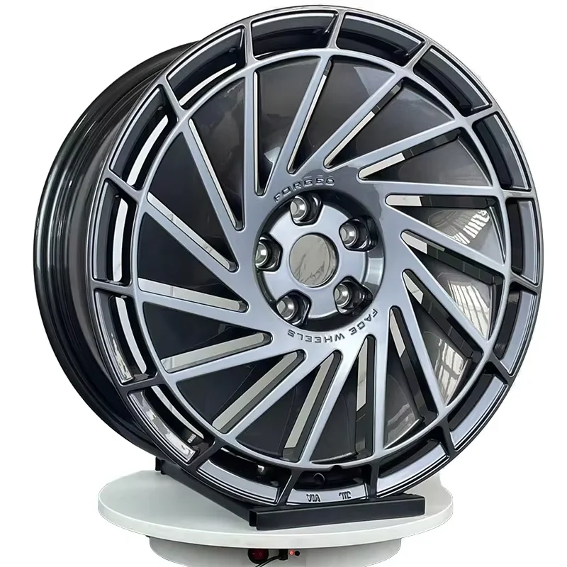 

Forged Wheels 18 19 20 21 22 23 Inch 6061-T6 Alloy Racing Wheels Custom Polished Lip 2 Piece Rims