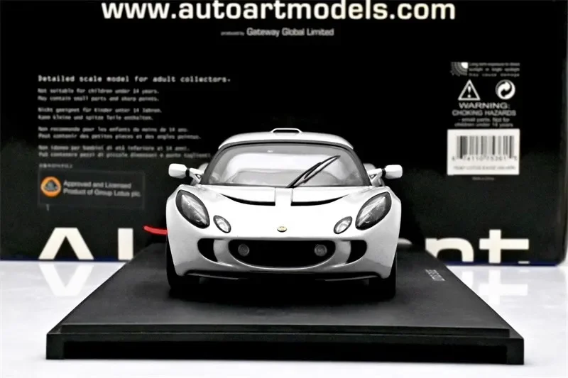 Autoart 1:18 EXIGE 시뮬레이션 한정판 모든 오픈 합금 금속 정적 자동차 모델 장난감 선물