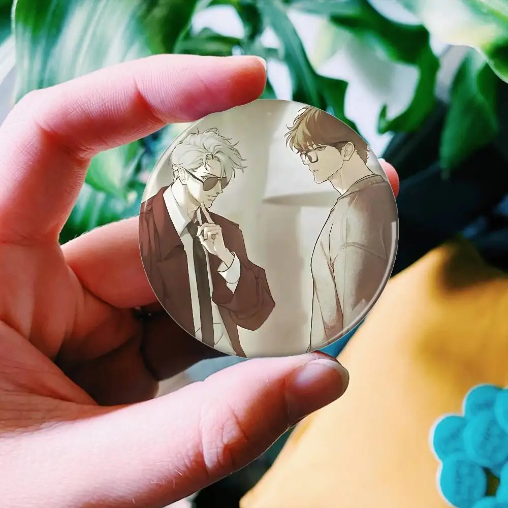 Nerd Project bl Anime Tinplate Pin Button Custom Anime Role Old-school Brooch Cartoon Collar Badge Jewelry Gift Fans