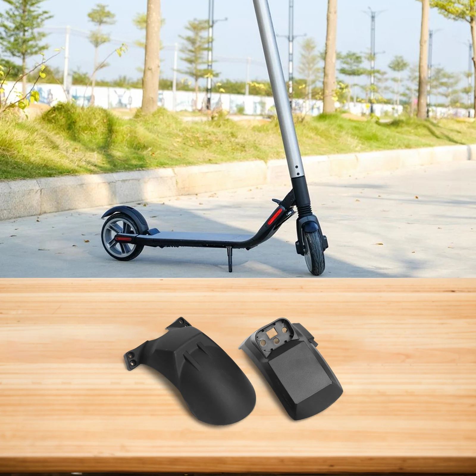 

Scooter Maintenance Scooter Accessories Mud Blocker Effective Mud Protection Lightweight Design Easy Maintenance