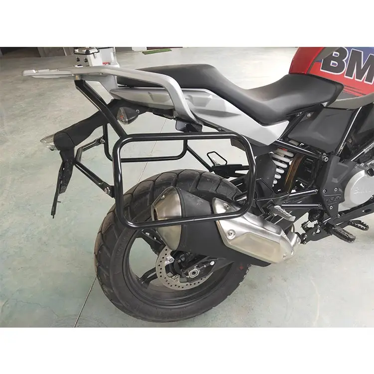 

Motorcycle Pannier Racks Frame Saddlebag Side Bracket Top Rear Case Box Rack For For B-M-W G310GS