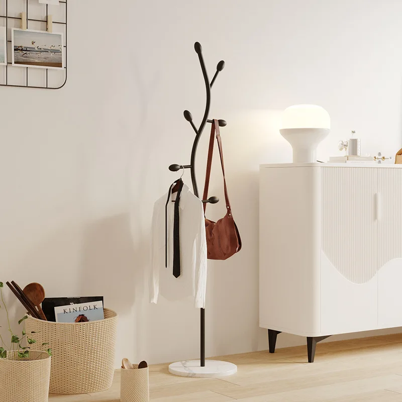 Leaf-Shaped Clothes Rack, Rust-Proof & Space-Saving Organizer for Small Bedroom, Holds Bags, Coats & Hats, Easy Assembly