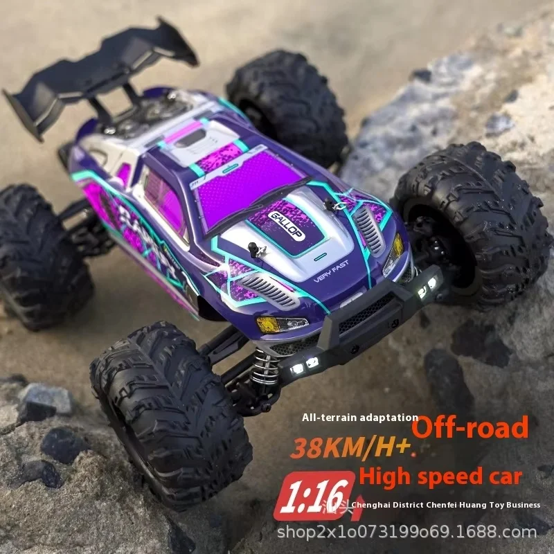 

High-Speed 1:16 Remote Control Car Four-Wheel Drive Off-Road Pickup Truck Large Bicycle Proportion RC Vehicle for Entertainment