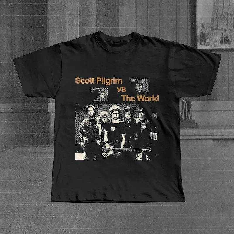 Scott Pilgrim Vs The World 2010 Cult Classic T-Shirt, Comic Book Movie Tee