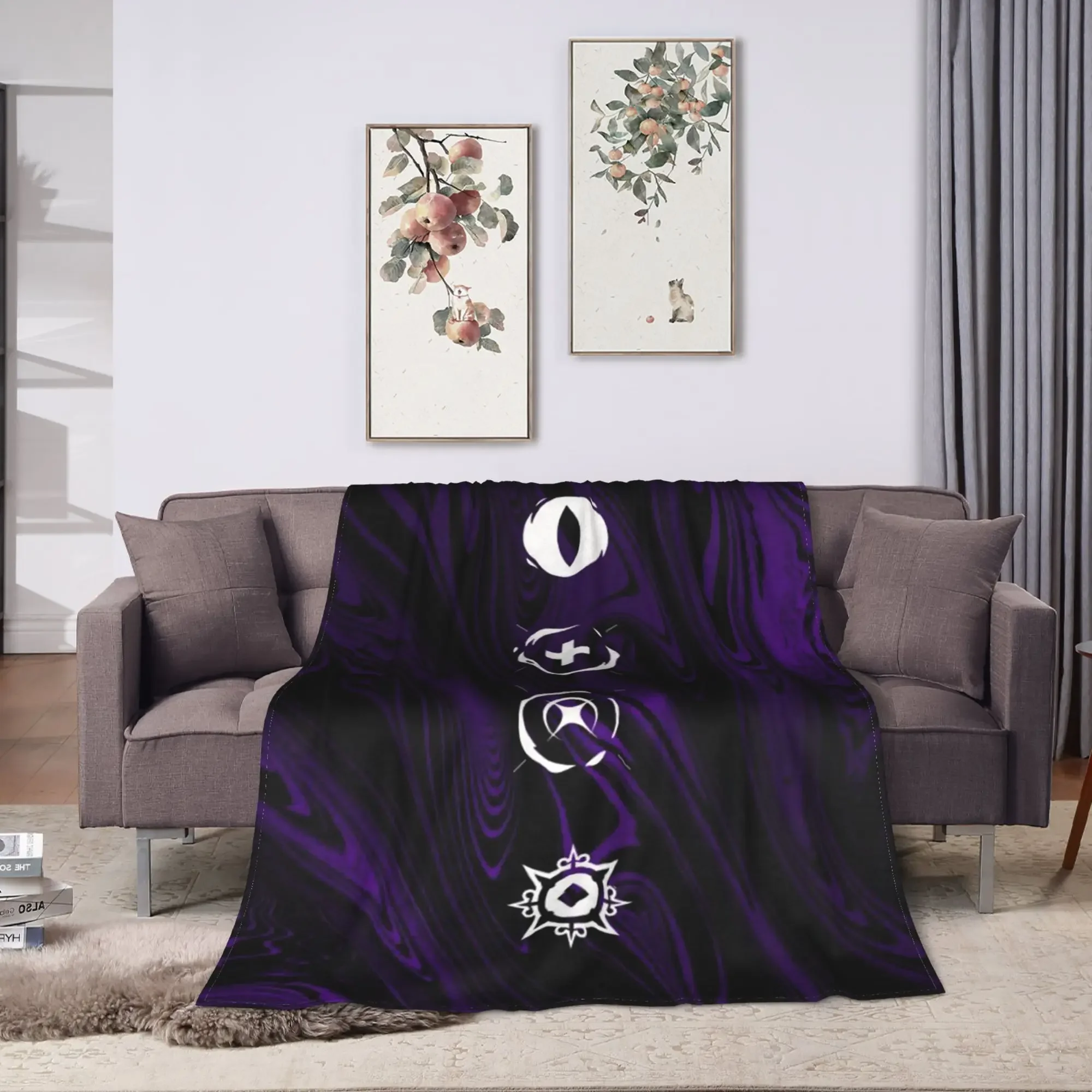 Reyna Valorant Super Soft Blanket  Child Plush Throw Blanket Funny Couch Chair Flannel Bedspread Sofa Bed Cover