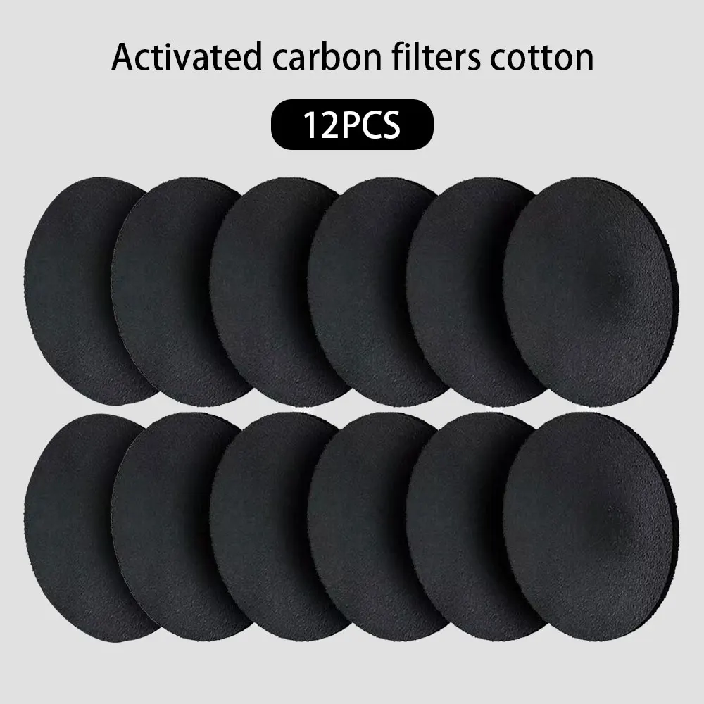 12 шт. круглая черная хлопковая фильтрующая сетка, используемая для небольших вытяжек, бытовых кухонных принадлежностей, размер: 150X150X3 мм