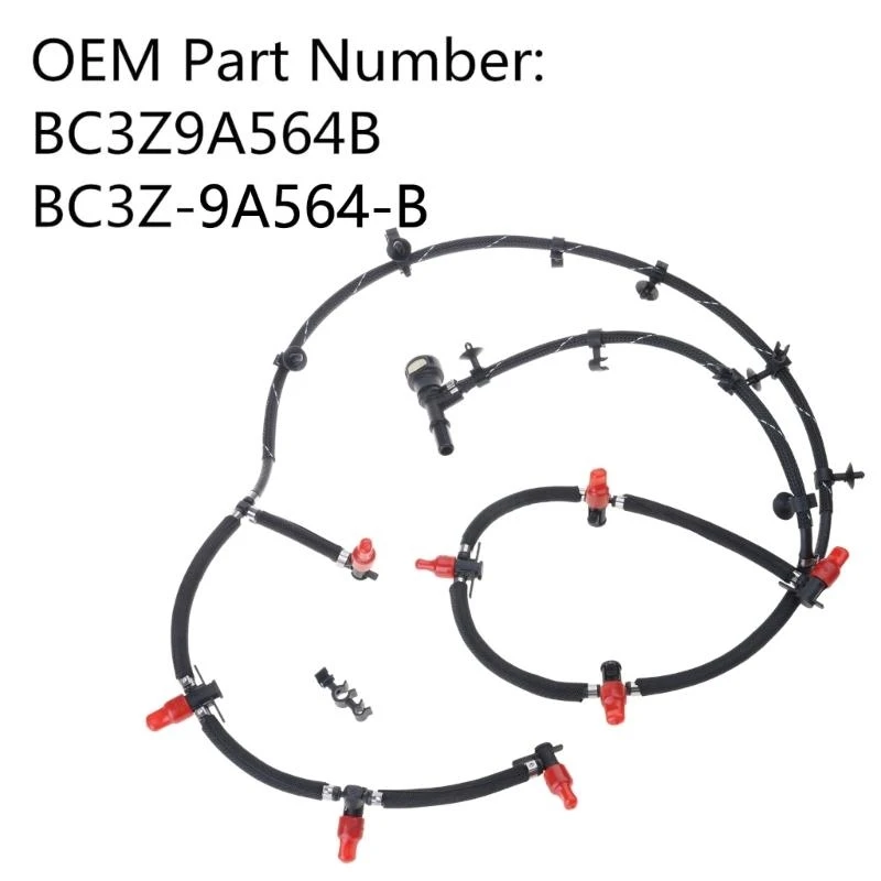 

Возвращаяся линии топливного форсунка для F-250 2011-2016 BC3Z9A564B BC3Z-9A564-A Замена Линия Линия Утечка двигателя Топливный