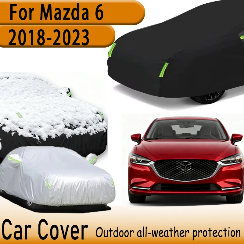 

Всепогодный чехол для автомобиля Mazda 6 2018-2023: водонепроницаемый, с защитой от солнца, УФ-излучения, дождя и снега