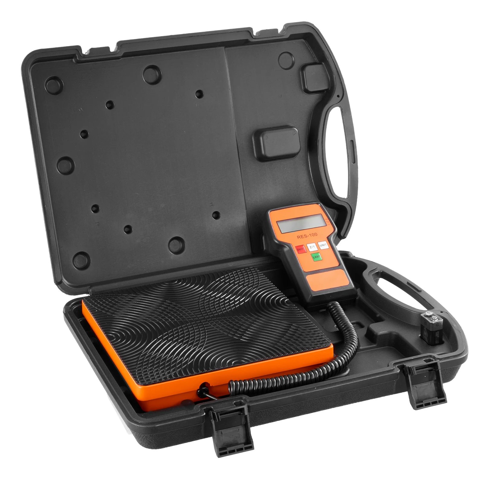 VEVOR Refrigerant Scale 110/220 LBS HAVC Charging Recovery Freon Scale with Wired Remote Control 2/5g  Precision Electronic